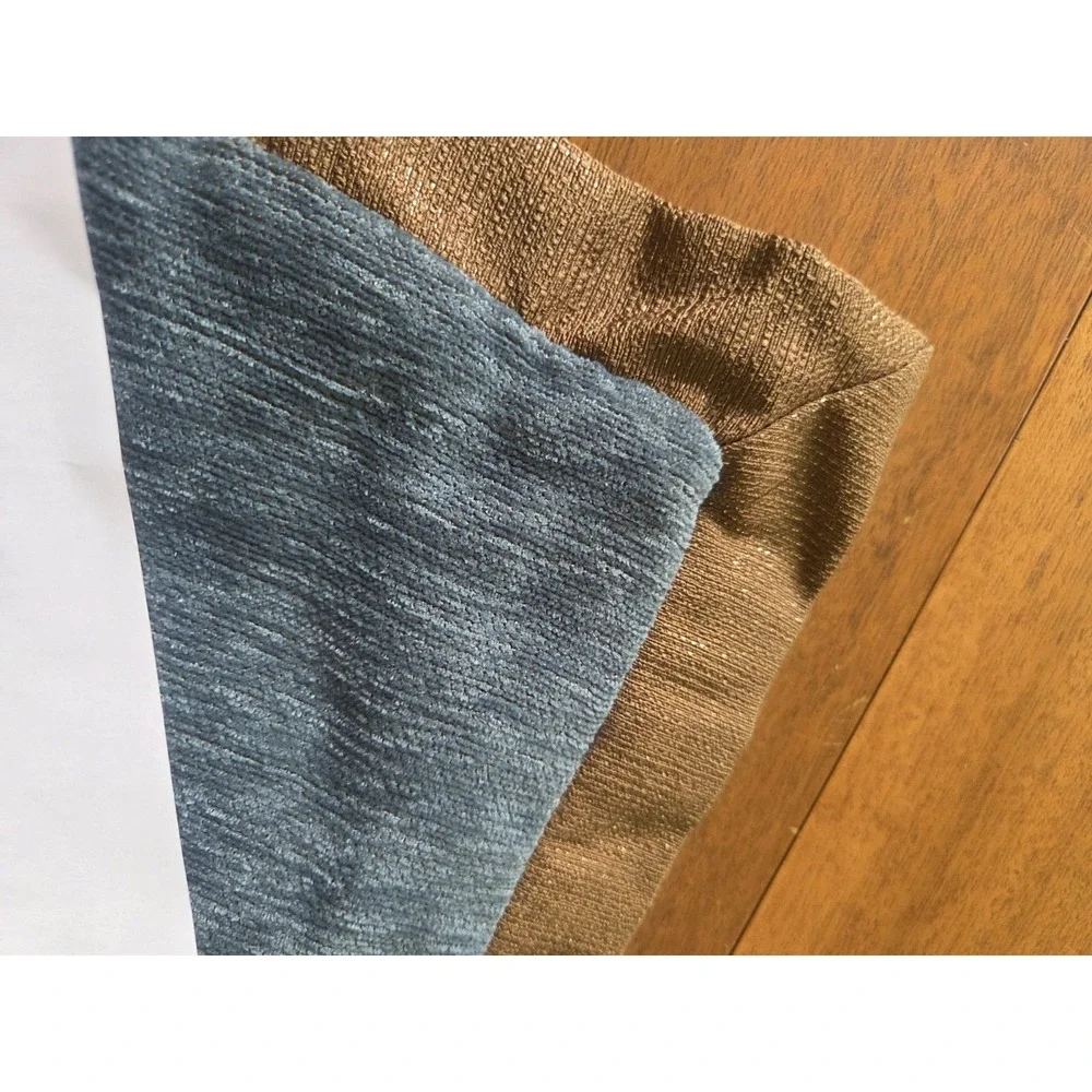 Croscill Zarina Euro Sham Brown Flecked Teal Blue Gold Embroidered Rich Luxury